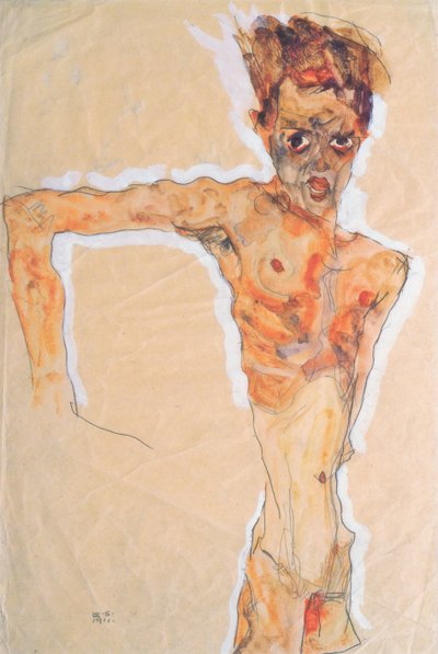 Self-Portrait by Egon Schiele